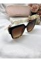 Verno Square Gradient Transitional Leopard النظارات الشمسية النسائية - 3
