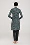 Women's Long Sleeve Drew Black Hijab Swimsuit 8c0t0n7 - 4