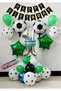 Football Themed Balloon Set Happy Birthday Banner Football Ball with Number Balloon Options 1-9 Years Old