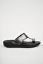 Ays Orthopedic Heel Spur Supported Leather Flip Flops Women's Slippers - 4