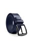 Genuine Buffalo Leather Jeans Navy Blue Belt 4 Years Warranty - 2