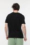Men's V-Neck Short Sleeve Regular Fit Basic T-Shirt Black - 3