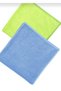 Glossy Texture 2-Pack Microfiber Cleaning Cloth - Blue/Green 40X40Cm, 40g - 4