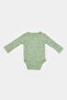 Organic Modal Elephant Printed 2-Piece Double Breasted Long Sleeve Badi - 5