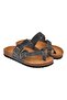 Genuine Leather Smoked Women's Slippers