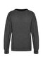 Antrasit Oversize Fit Geniş Kalıp Bisiklet Yaka Basic Triko Kazak TMNAW23KZ00189 - 6