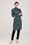 Women's Long Sleeve Drew Black Hijab Swimsuit 8c0t0n7 - 2