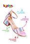 Girl's Heeled Evening Dress Shoes Pssk 400 - 3