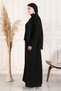 Luxury Abaya Quality Abaya Diana Outerwear Original Dubai Silk Fabric Stylish Abaya Clothing - 6