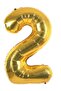 Foil Balloon Letter Helium Balloon 36 Cm Gold Color