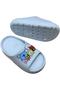 Children's White Printed Light Sole Slide Summer Slippers (Buy One Size Larger) - 6