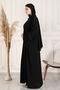 Luxury Abaya Quality Abaya Outerwear Original Dubai Silk Fabric Stylish Abaya Clothing - 2