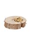 Natural Wood Bird Holder and Millet Feeding - Crackle - 4