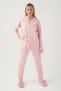 Women's Bridal Modal Cotton Shirt Pajamas Set 7717 Y