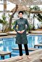 Women's Long Sleeve Drew Black Hijab Swimsuit 8c0t0n7 - 5