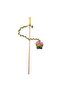 Handmade Knitted Green Cat Fishing Rod Toy