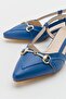Olıv Denim Blue Women's Heeled Sandals - 5