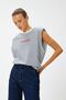 Women's Text Embroidered T-Shirt 3sak60010uk