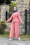 Women's Modest Suit with Padded Shoulders Shoulder Pads and Wide Legs - 6
