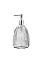Ang Design Star Smoked Glass Liquid Soap Dispenser