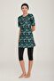 Women's Short Sleeve Afşin Black Hijab Swimsuit 8c0t8n4 - 2