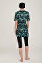 Women's Short Sleeve Afşin Black Hijab Swimsuit 8c0t8n4 - 3