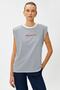 Women's Text Embroidered T-Shirt 3sak60010uk - 3