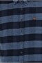 Men's Navy Blue Shirt Long Sleeve - 5