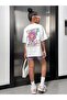 White Positive Back Print Girl T-Shirt - 2