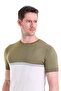 Green Regular Fit Patterned Crew Neck Knitwear T-Shirt - 5