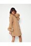 Camel Fur Coat with Stamps - 2