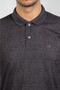 Black Color Polo Neck Digital Printed T-shirt - 4