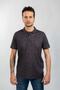 Black Color Polo Neck Digital Printed T-shirt - 5