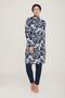 Women's Long Sleeve Dark Navy Blue Hijab Swimsuit