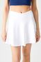 White 2 Layer Pleated Tennis Skirt - Sports Skirt Tennis Skirt2 - 3
