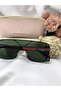 Reare Rectangle Green Women's Sunglasses - 5