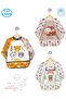 Bebechi 3-Piece Combination Long Sleeve Wearable Liquid-Proof Activity and Baby Bib for 0-3 Years