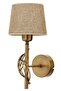 Ap-9133-1E Antique Finish Sconce E27 Metal Fabric H: 35 Cm, Wxd: 15X17 cm - 2