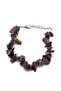 Tiger Eye Cracked Natural Stone Bracelet - Brown - 2