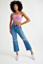 Ribbed Camisole Back Detailed Crop Body - 2