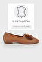 Women's Tan Genuine Leather Ballerinas, Size 35-41-42 - 2