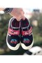 Children's Slippers Linen Nursery Home School Shoes Soft Non-Slip Sole Nursery Shoes