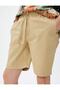 Chino Shorts Tie Waist Pocket Cotton - 3