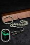 Glow in the Dark Cat's Eye Natural Stone Prayer Beads and Bracelet Set