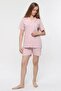 Combed Cotton Front Buttoned Short Sleeve Shorts Set - 4
