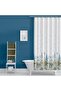 Bathroom Curtain 1X110X200 Single Panel Shower Curtain with Ring Gift Shower Cabin Curtain 2558