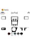 Meric® Ford Mondeo Front Torpedo Inlay Mahogany 8 Parts 2000-2003 - 2