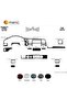 Meriç ®   Gas Gazelle Sobol Front Torpedo Coating Mahogany 16 Pieces 2005-› - 3