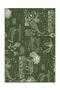 Green Hand Drawing Vintage Theme Digital Printing Decorative Woven Base Carpet Mira 1290 - 3