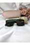 Reare Rectangle Green Women's Sunglasses - 4